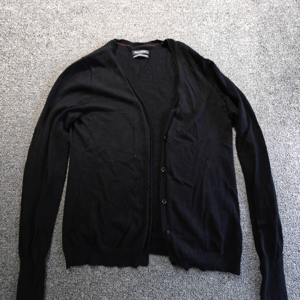 Elegant Black Women's Cardigan Sweater